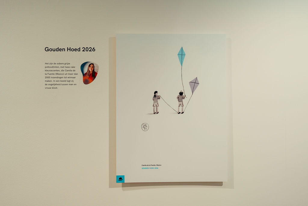 Primer lugar: Concurso de caricaturas Golden Hat, detalle 2 — ilustración de Camdelafu