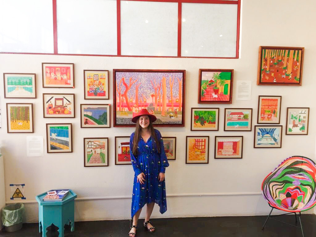Exposición Homie en la galería Fábrica La Aurora en San Miguel de Allende — ilustración de Camdelafu