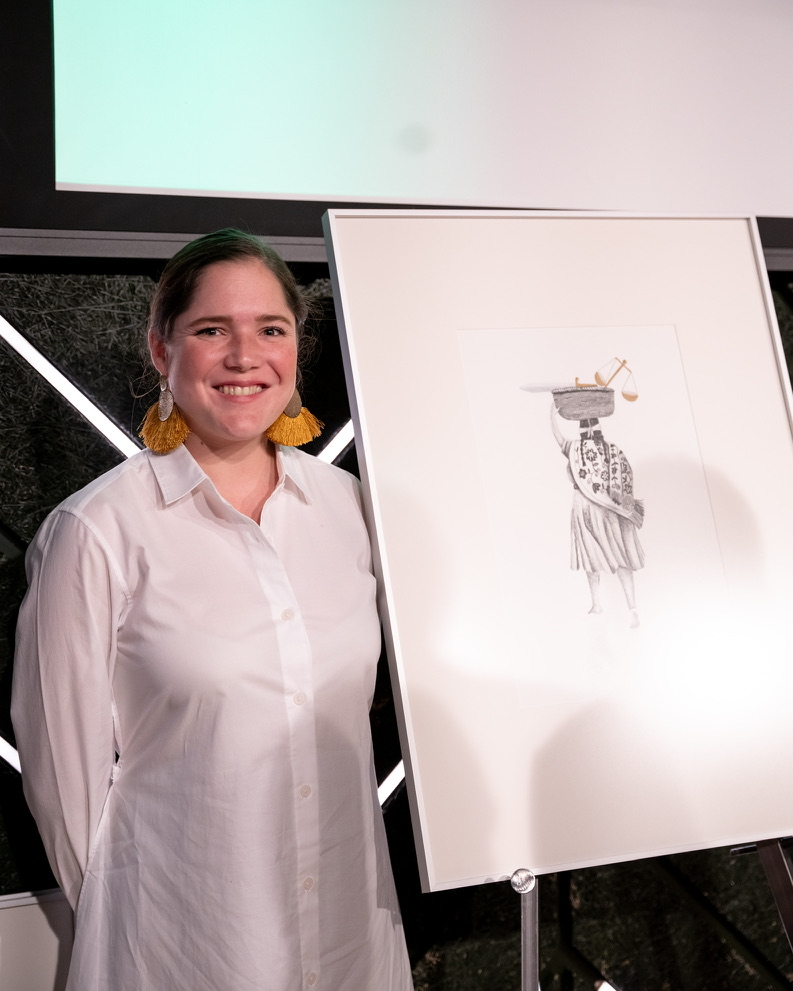 Premio Internacional de Caricatura BRAK Berlín 2022: Justicia y Humor Visual, detalle 6 — ilustración de Camdelafu
