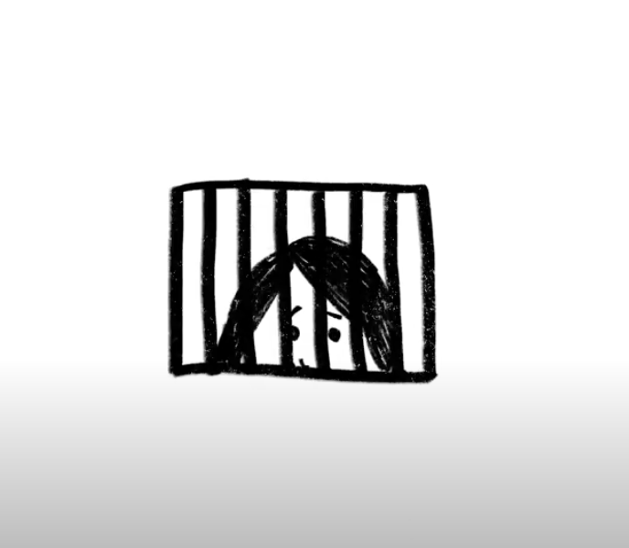 Animación para Reinserta: Diagnóstico sobre la percepción de la defensoría penal en México — ilustración de Camdelafu