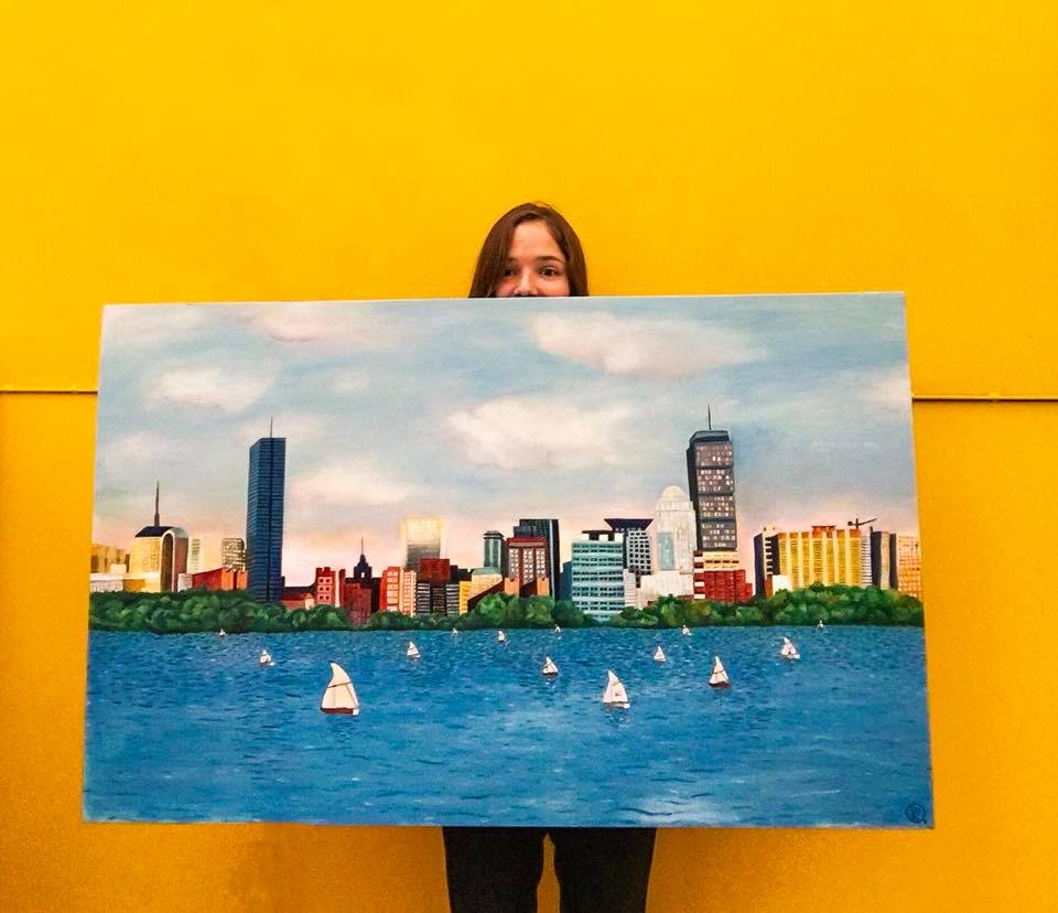 Pintura Boston — ilustración de Camdelafu