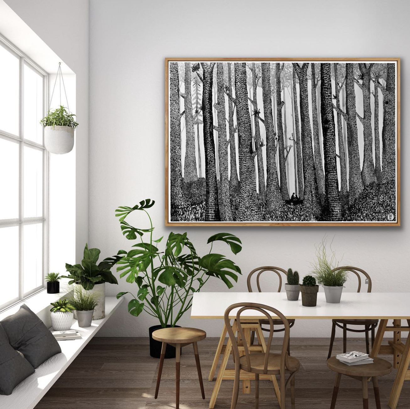 Mi Bosque — ilustración de Camdelafu