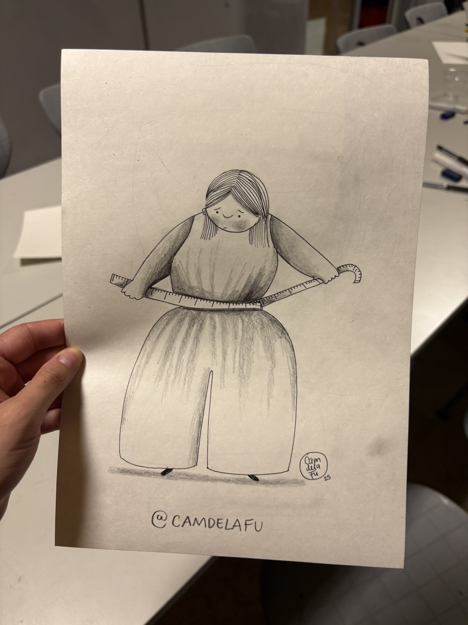 Premio internacional de la caricatura Aydin Dogan categoría Empowerd Girls, Empowered Future en Estambul, detalle 2 — ilustración de Camdelafu