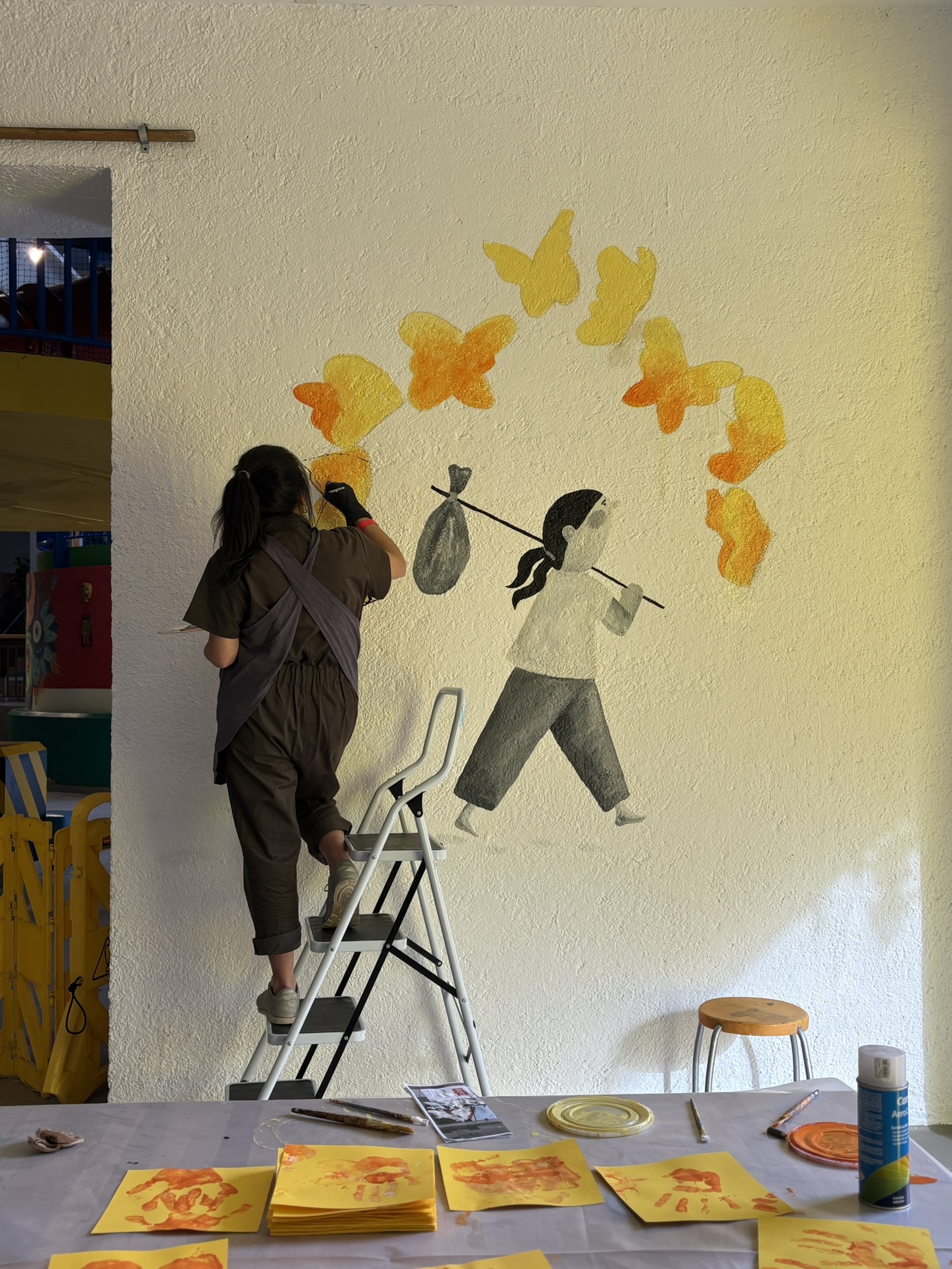Talleres "Pequeñas Alas, Gran Impacto" en Papalote Museo del Niño CDMX, detalle 3 — ilustración de Camdelafu