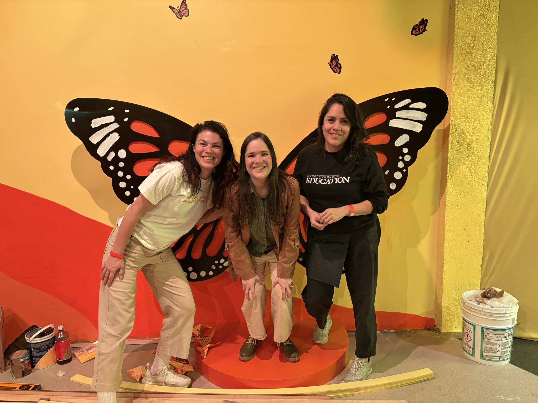 Exhibición participativa en Papalote Museo del Niño: Pequeñas Alas, Gran Impacto, detalle 6 — ilustración de Camdelafu