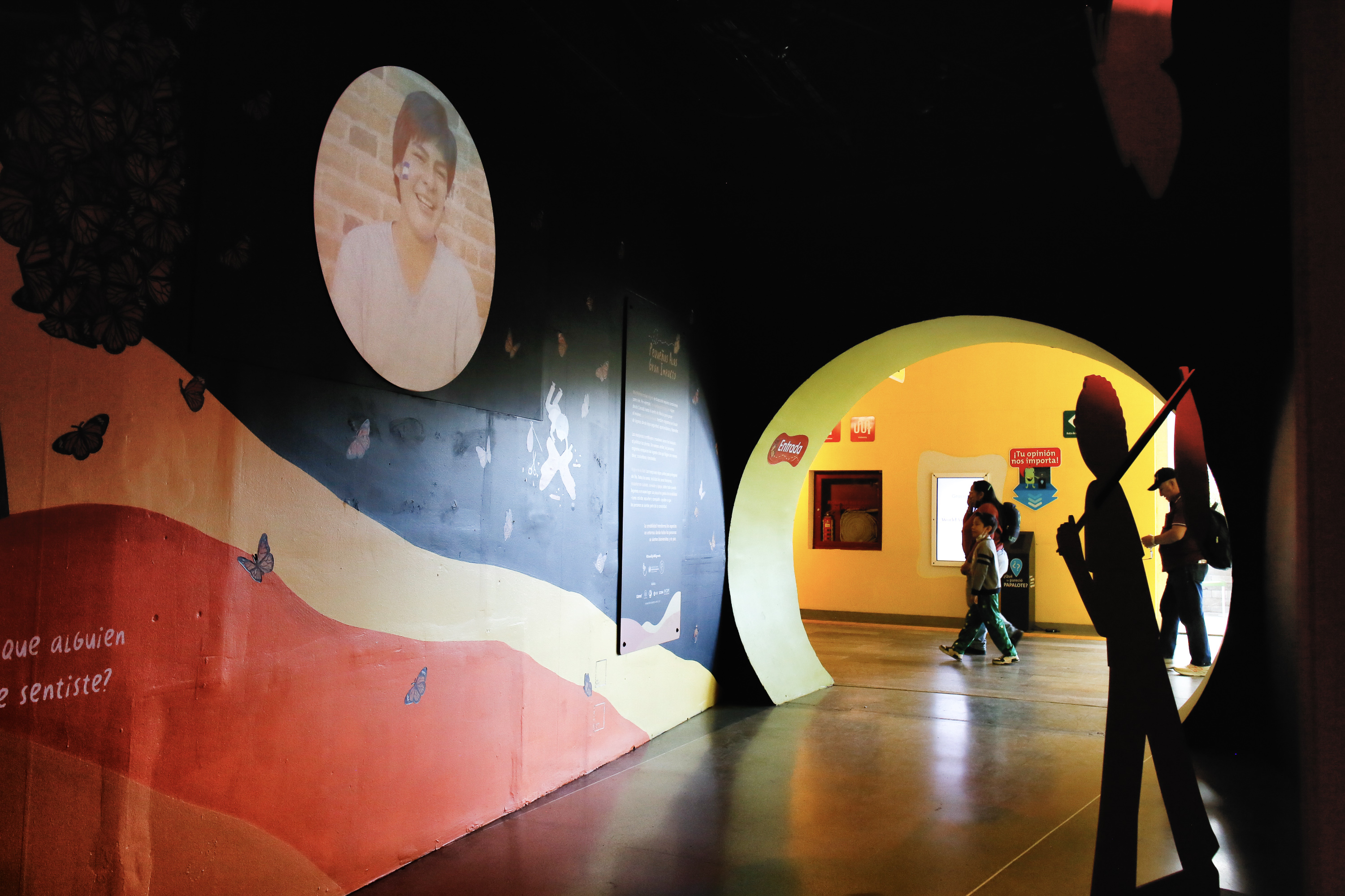 Exhibición participativa en Papalote Museo del Niño: Pequeñas Alas, Gran Impacto, detalle 12 — ilustración de Camdelafu