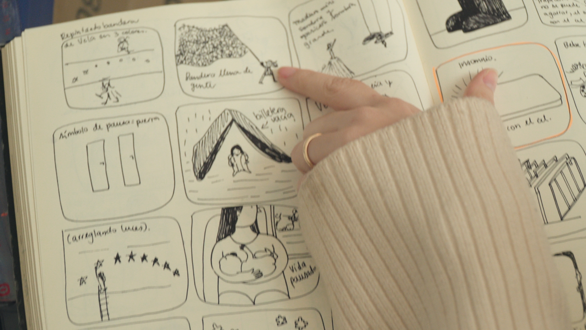 BTS of Business: Dibujos para Escuchar, detalle 7 — ilustración de Camdelafu